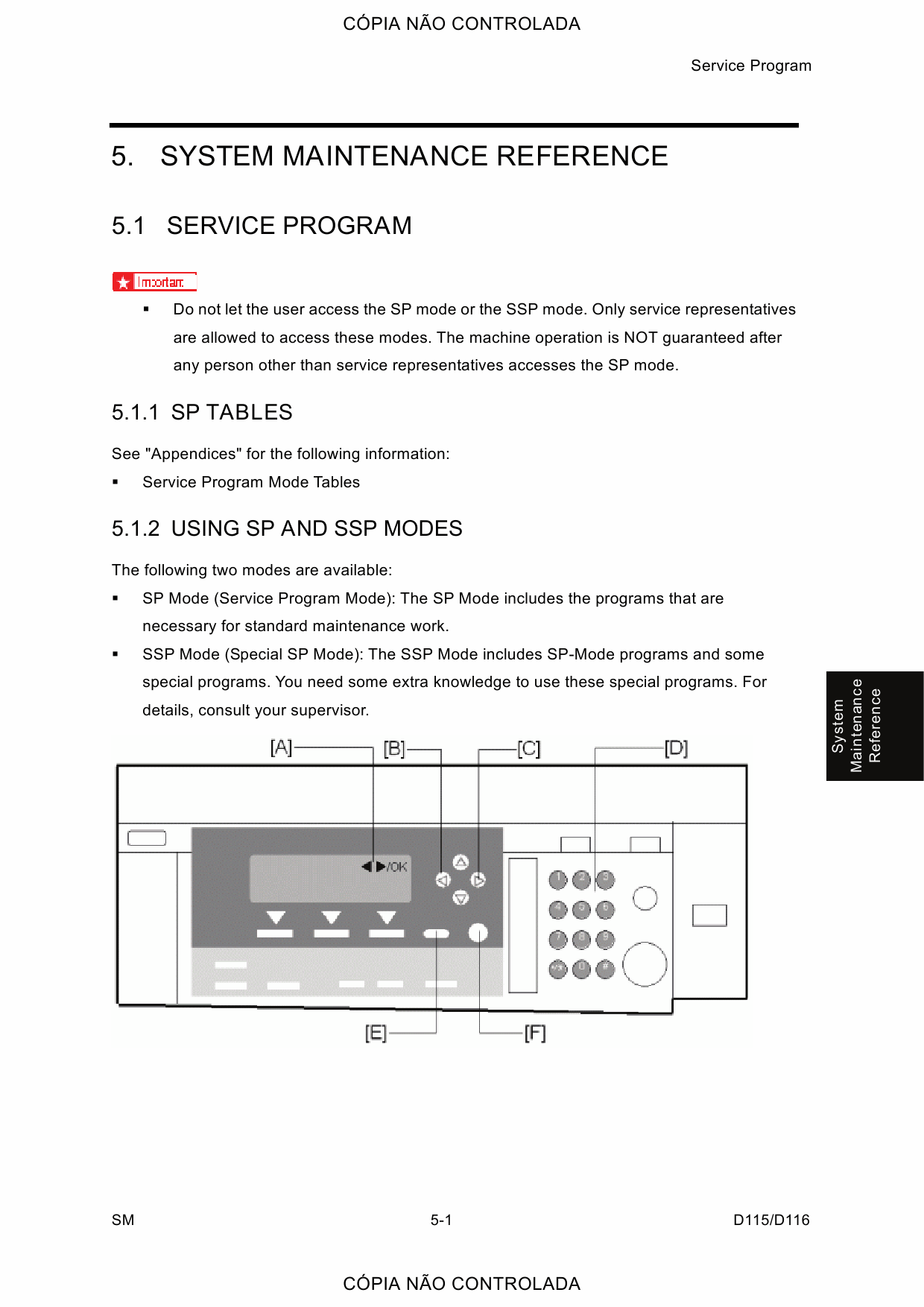 RICOH Aficio MP-201F 201SPF D115 D116 Service Manual-4